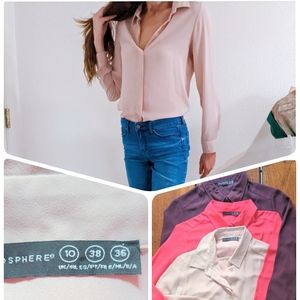 Set x 3, Atmosphere women's shirts